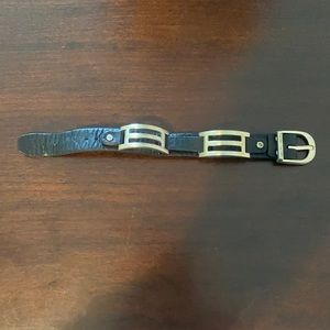 Hayden Harnett Celina leather cuff bracelet